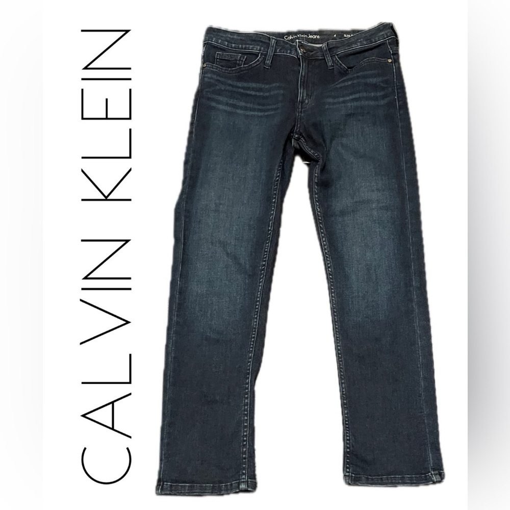 💖CK Slim Fit Boyfriend Blue Jeans | Size 4